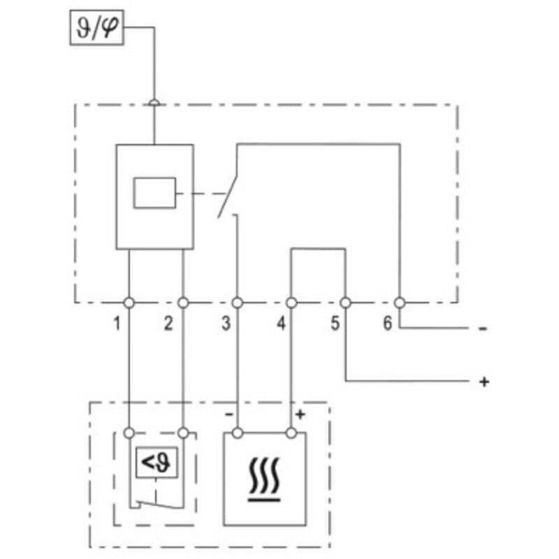 01012.0-20 STEGO DCF 010 Electronic Hygrostat - DC Line 40 to 90%RH 20-56V DC DIN Rail Fixing N/O Contact External Sensor 15A