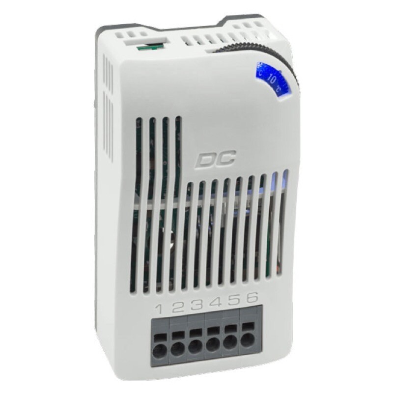 01011.0-22 STEGO DCT 010 Electronic Thermostat - DC Line N/O Contact 0 to +60 DegC 20-56V DC Max. Switching Capacity 11A DC