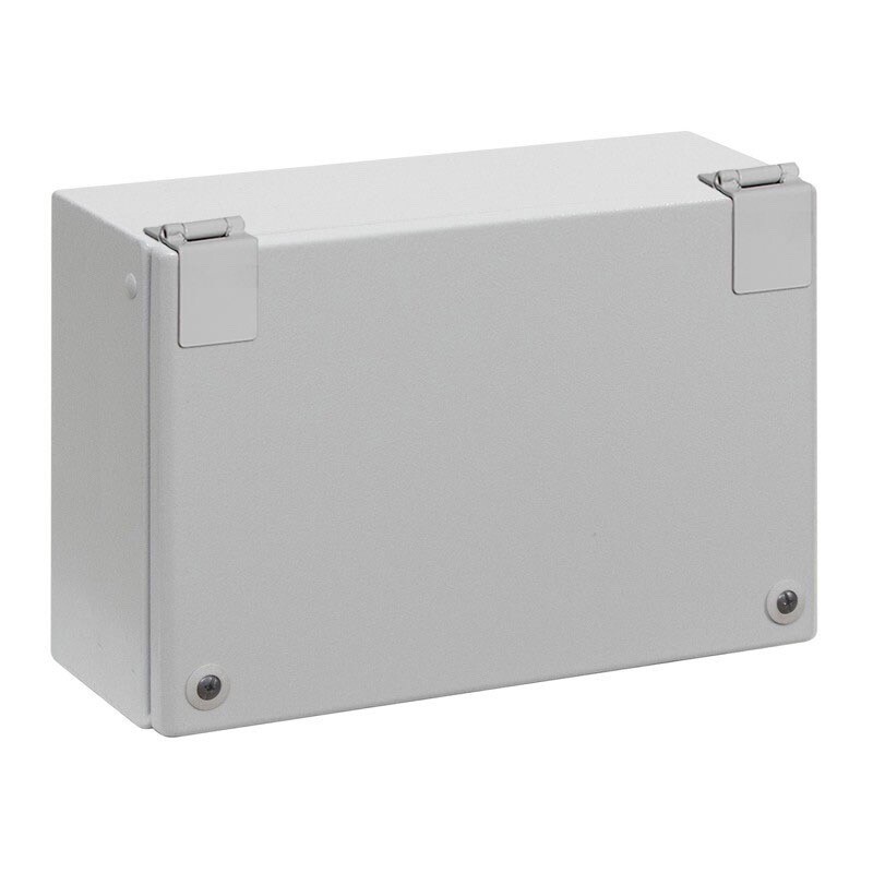 NSYSBM203012H-LONG Schneider PanelSeT SBM Mild Steel 200H x 300W x 120mmD Terminal Box IP66