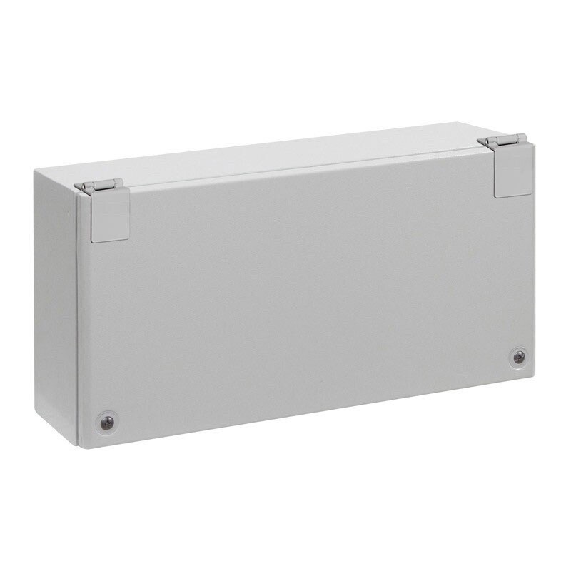 NSYSBM204012H-LONG Schneider PanelSeT SBM Mild Steel 200H x 400W x 120mmD Terminal Box IP66