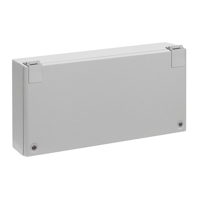 NSYSBM20408H-LONG Schneider PanelSeT SBM Mild Steel 200H x 400W x 80mmD Terminal Box IP66