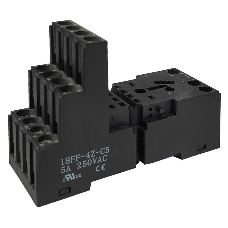 18FF-4Z-C5 Hongfa 18FF 4 Pole 14 Pin Base Safe Separation 