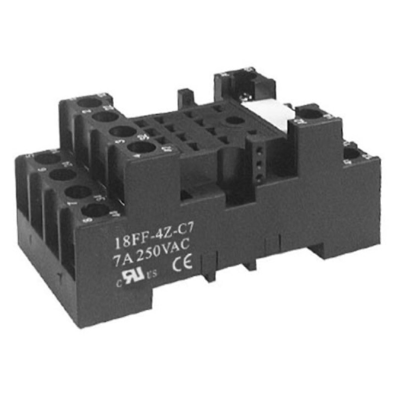 18FF-4Z-C7 Hongfa 18FF 4 Pole 14 Pin Base