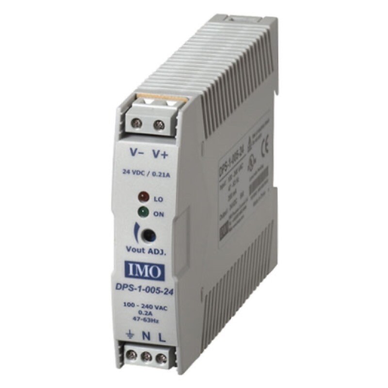 DPS-1-010-24DC IMO DPS Series AC-DC DIN Rail Power Supply 10W 90-264V AC Input 24V DC Output Voltage