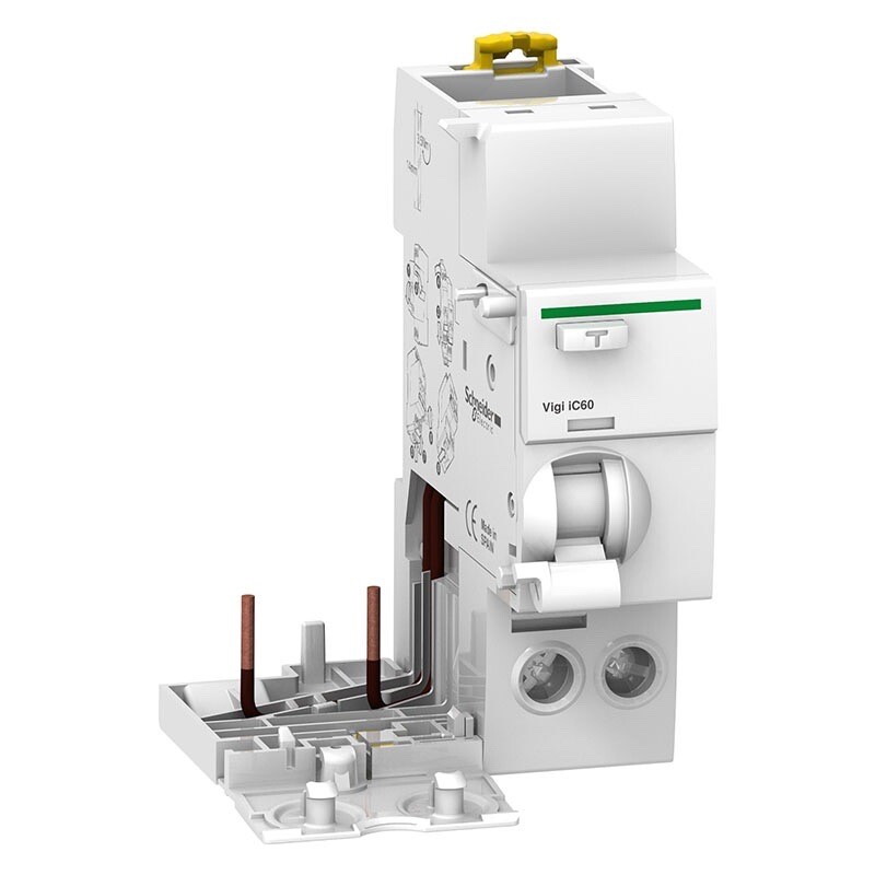 A9V51225 Schneider Acti9 Vigi iC60 Earth Leakage Add-on Block 2P 25A 30mA A Type