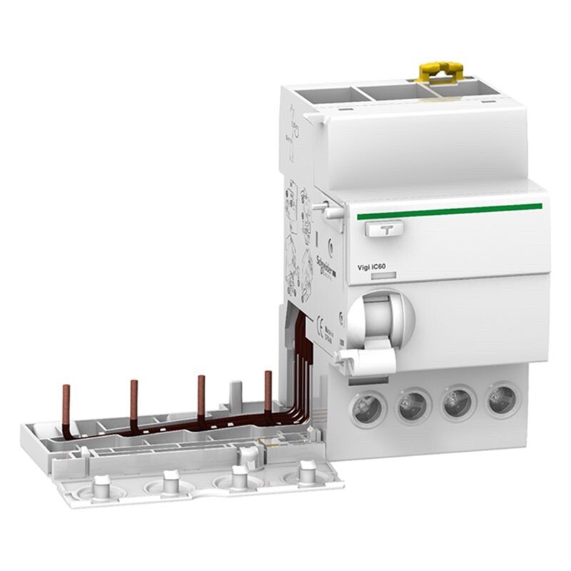 A9V51425 Schneider Acti9 Vigi iC60 Earth Leakage Add-on Block 4P 25A 30mA A Type