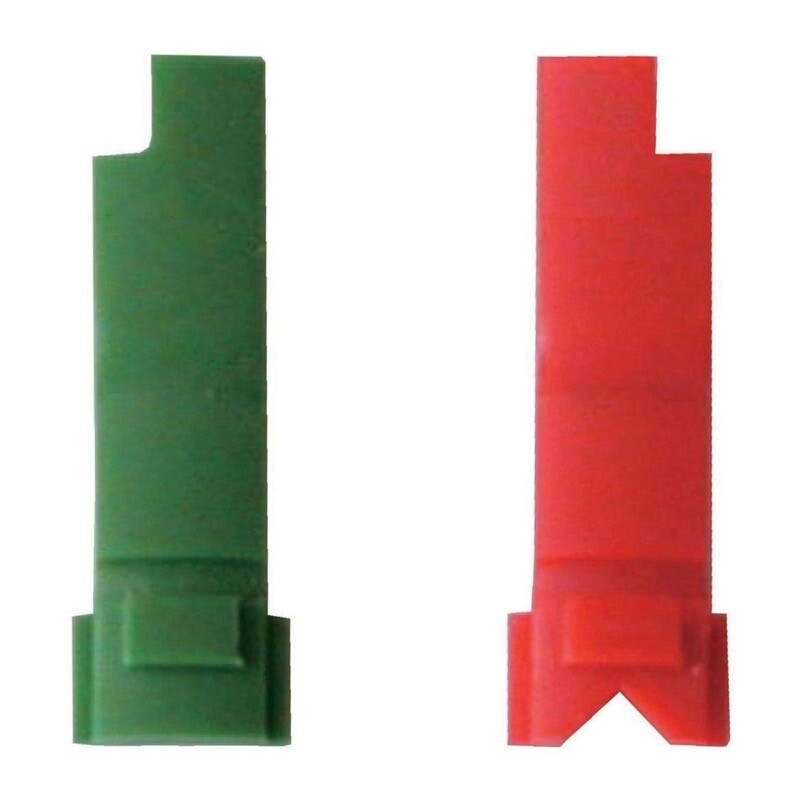 M22-XC-R Eaton RMQ-Titan Set of Coding Adapters Green/ Red to Convert Between Stayput &amp; Spring Return Function &amp; Key-remove