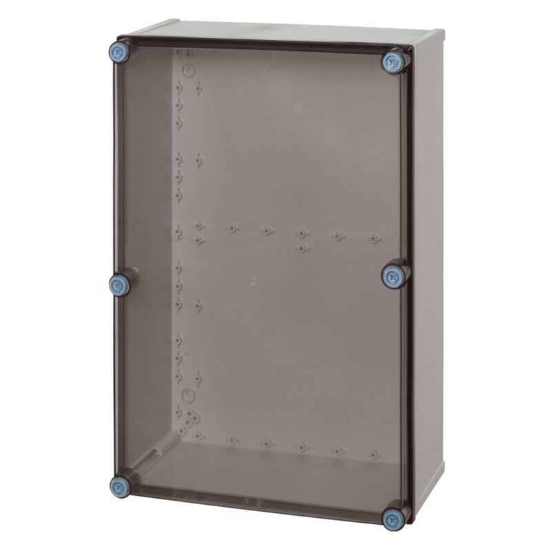 CAB PCQ 604021 T Fibox QUICK Polycarbonate 600H x 400W x 210mmD Enclosure Smoked Transparent Quick-screw Cover IP66/67 
