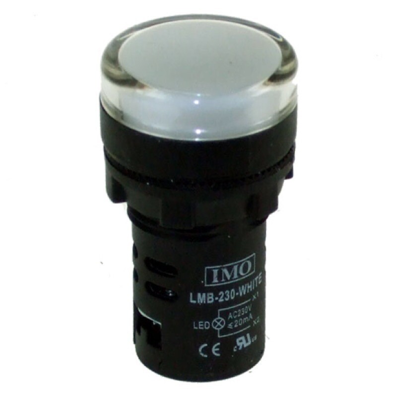 LMB-230-WHITE IMO LMB Series LED Pilot Light 230VAC White IP65