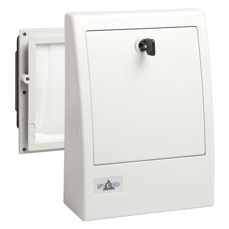 01821.0-00 STEGO FF 018 Outdoor Filter Fan 224H x 165mmW Free Air Movement 20m3/Hour 230VAC IP55