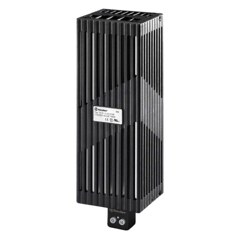 7H.51.0.230.0150 Finder 7H Series Panel Heater Safe Touch 150W 230V AC/DC DIN Rail Mount