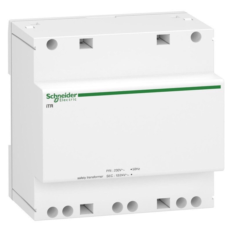 A9A15222 Schneider Electric Acti9 Modular Safety Transfomer iTR 230V 50-60Hz Output 12-24V 63VA