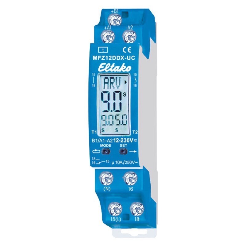 MFZ12DDX-UC Eltako Digital Settable Multifunction Time Switch 1 CO Contact 10A
