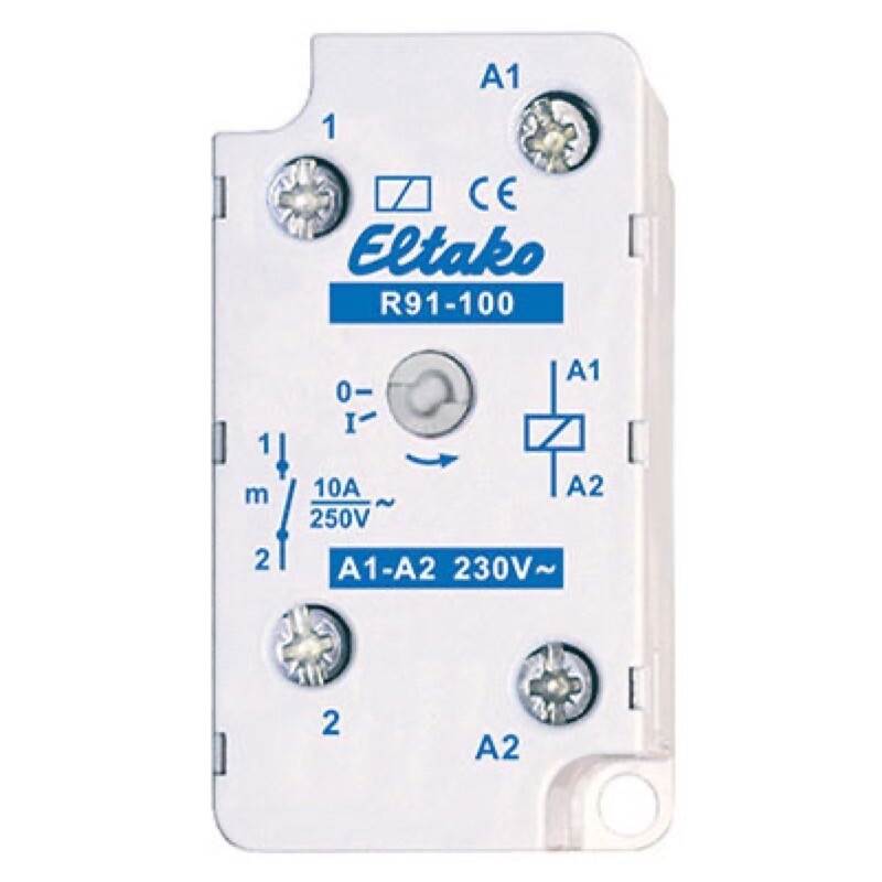 R91-100-230V Eltako 1-pole Electromechanical Switching Relay 1 NO 10A
