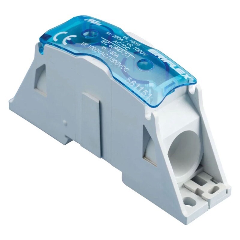 561151 200AnVent ERIFLEX Power Block SB160 Splice Block Cable-Cable 200A UL Copper