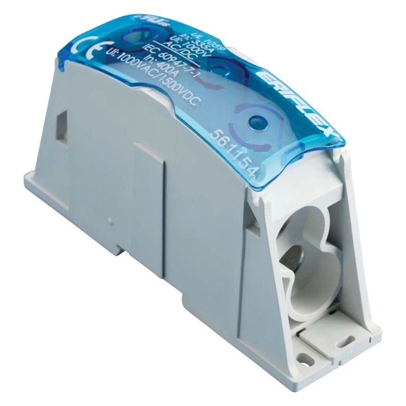 561154 nVent ERIFLEX Power Block SB2C400 Splice Block Cable-2 Cables 335A UL Copper