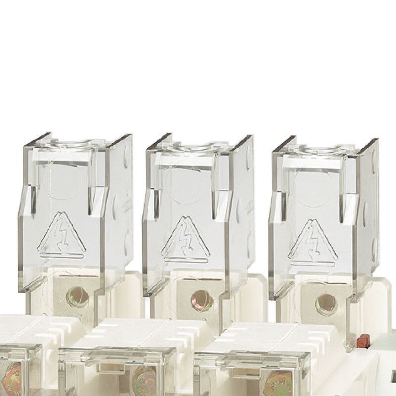 39983016 Socomec Set of 3 Terminal Shrouds for FUSERBLOC 100-160A