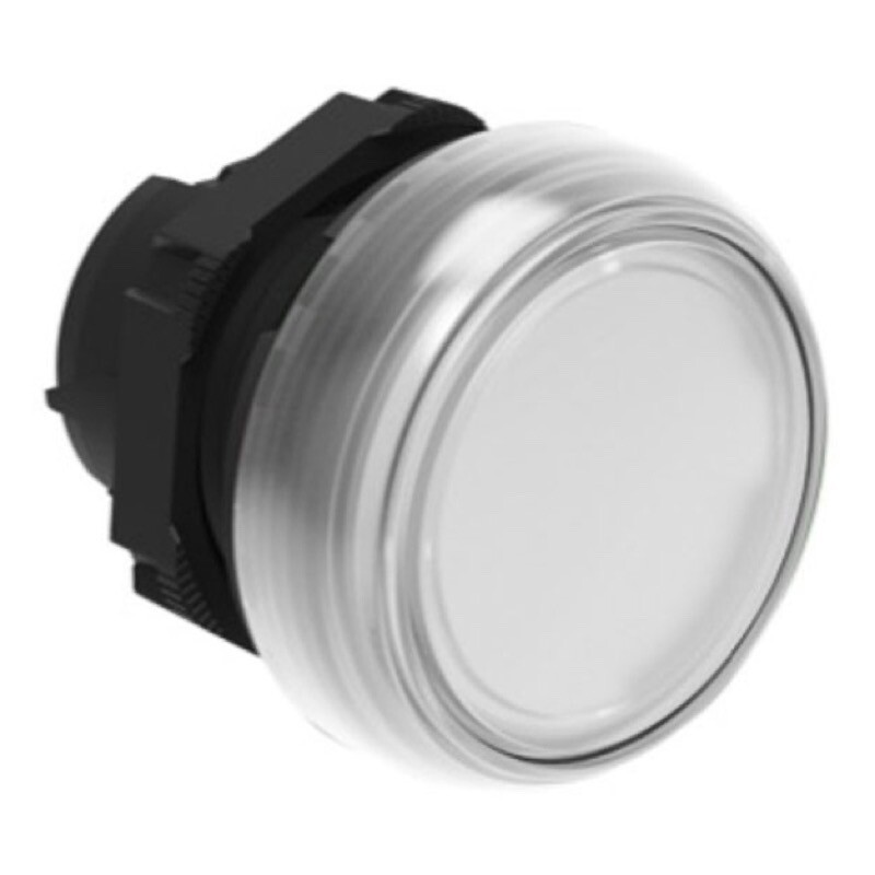 LPL7 Lovato Electric Platinum Clear Pilot Lamp Head for use with Integral LED 22.5mm