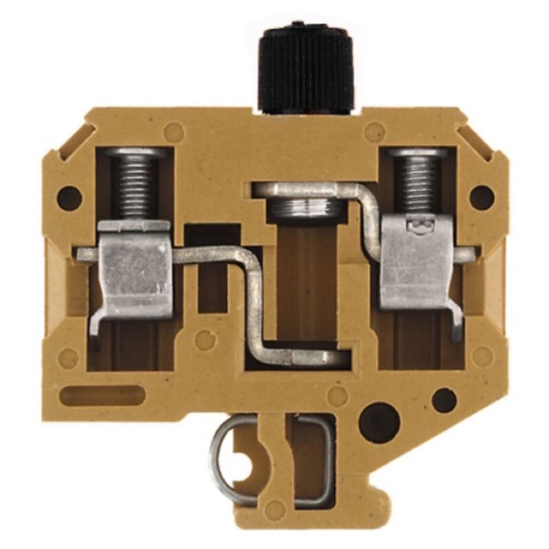 0248920000 Weidmuller SAK Series SAKS 3 GZ/6.3X32 Fuse Terminal Screw Connection Medium Yellow 10mm2 10A 500V