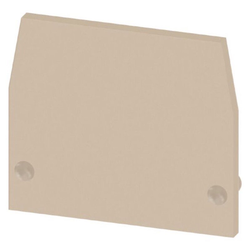 0340560000 Weidmuller SAK Series AP AKZ1.5 End Plate (Terminals) Beige Height 22.5mm Width 1.5mm V-2 PA 66