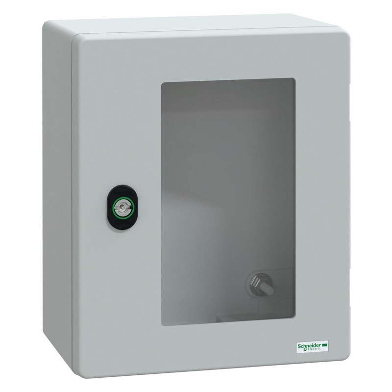 NSYPLM3025TG Schneider Electric PanelSeT PLM GRP 308H x 255W x 160mmD Wall Mounting Enclosure IP66 Glazed Door
