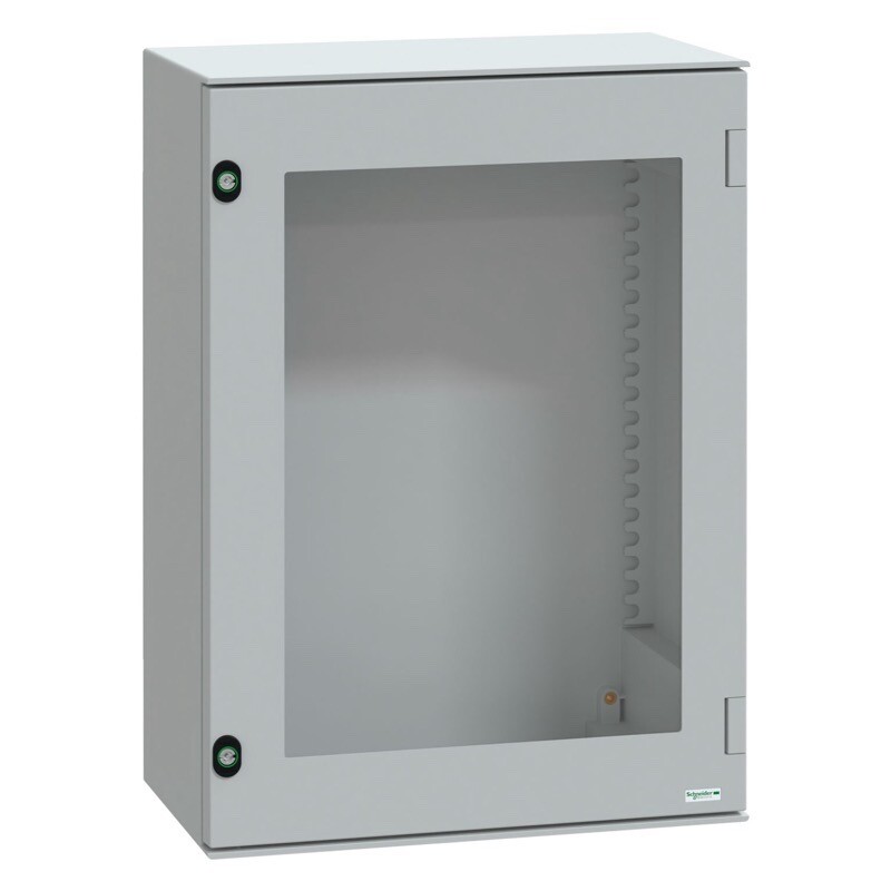 NSYPLM75TG Schneider Electric PanelSeT PLM GRP 747H x 536W x 300mmD Wall Mounting Enclosure IP66 Glazed Door