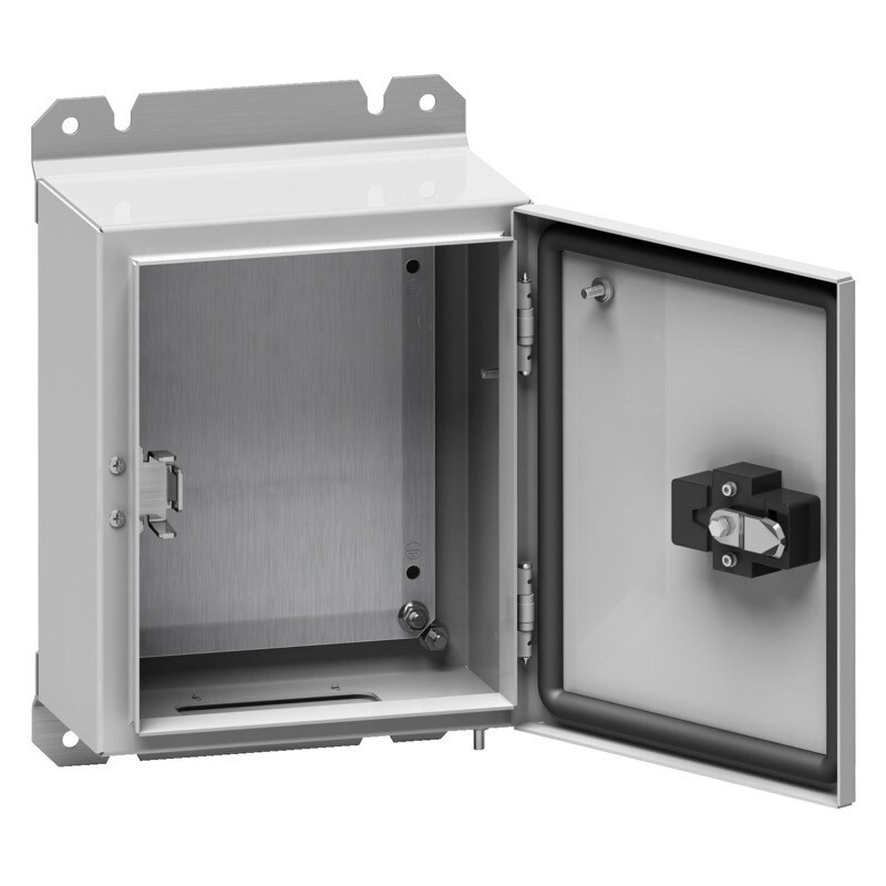 NSYS3D6G4320P Schneider PanelSeT S3D 6G Seismic 400H x 300W x 200mmD Wall Mounting Enclosure IP65 Internal Mounting Plate Included
