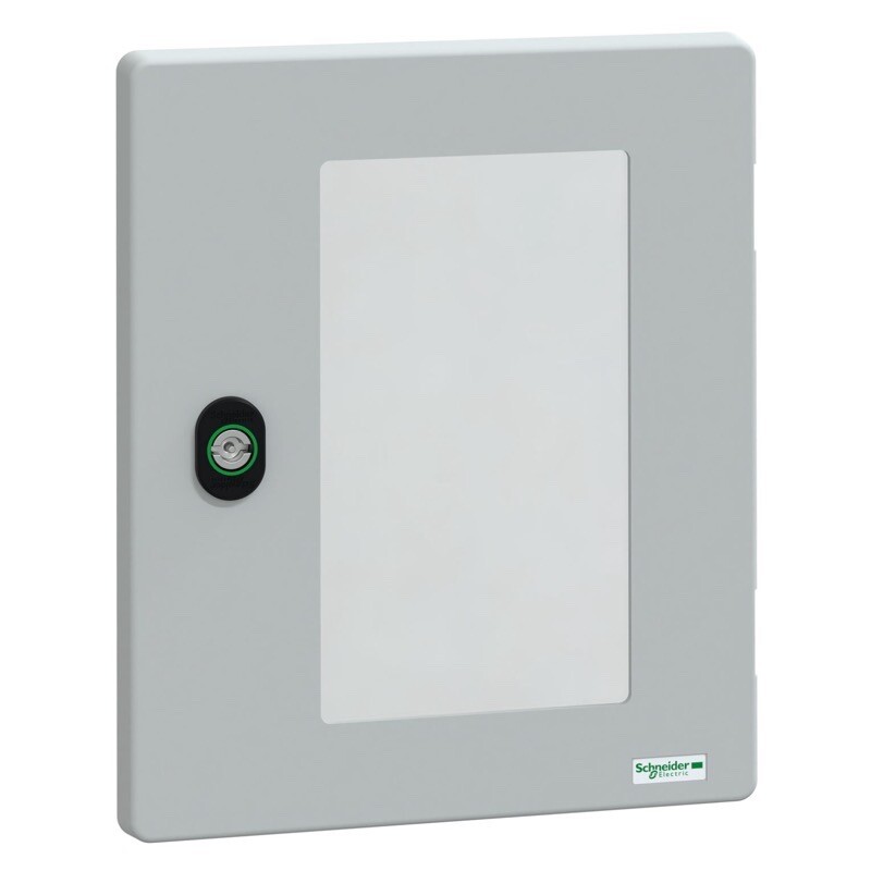 NSYDPLM3025TG Schneider PanelSeT PLM Spate Glazed Door for NSYPLM3025TG Enclosure with Lock RAL7035