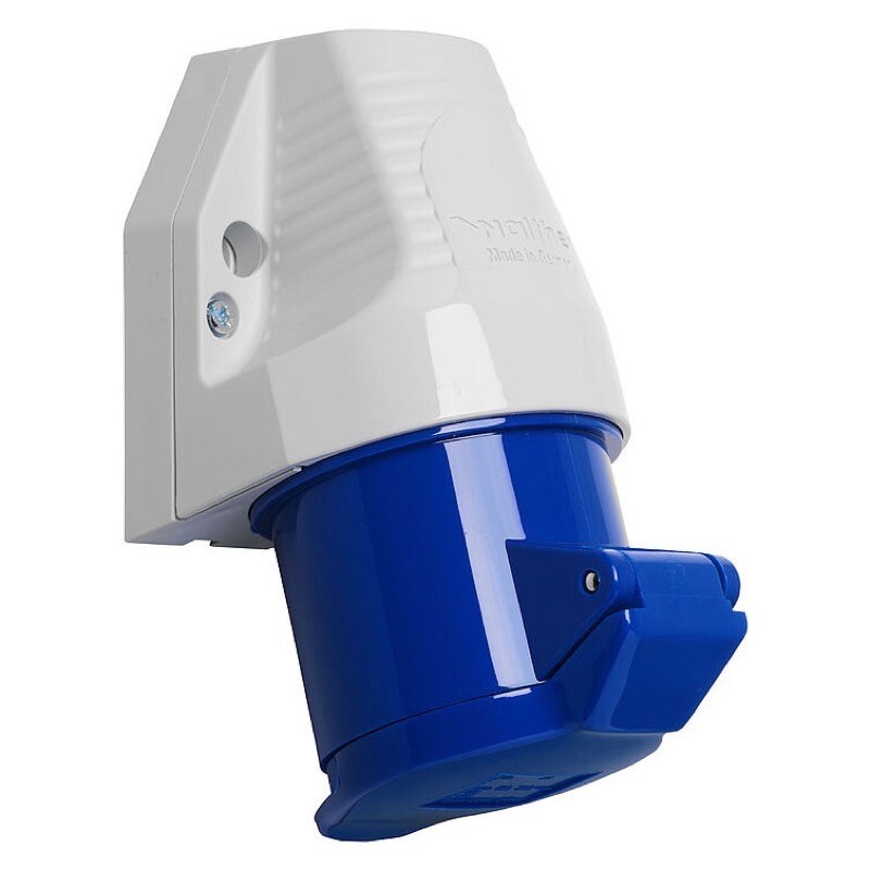 130306 WALTHER-WERKE Wall socket 32A 3P 230V 6h IP44