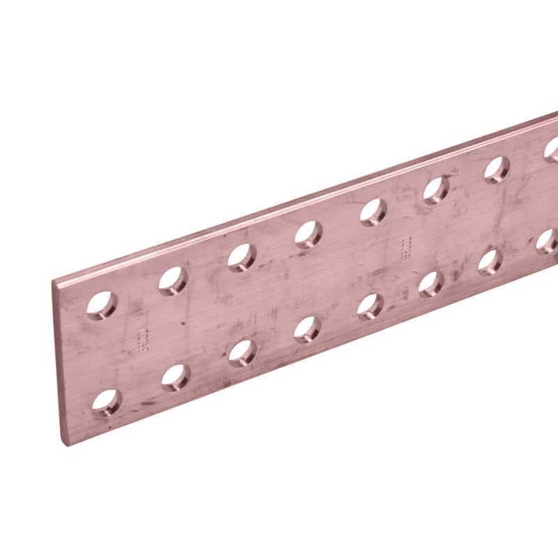 550410 nVent ERIFLEX DPCB50X5 DPCB Punched Plain Copper Busbar Double 50mm x 5mm x 1750mm