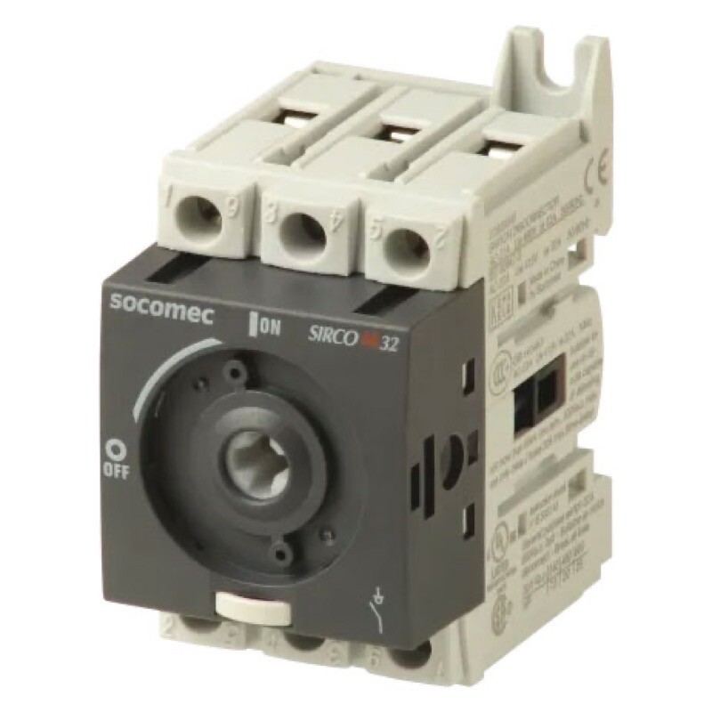 22003002 Socomec SIRCO M1 3X25A Universal Load Break Switch SIRCO M 3P 25A
