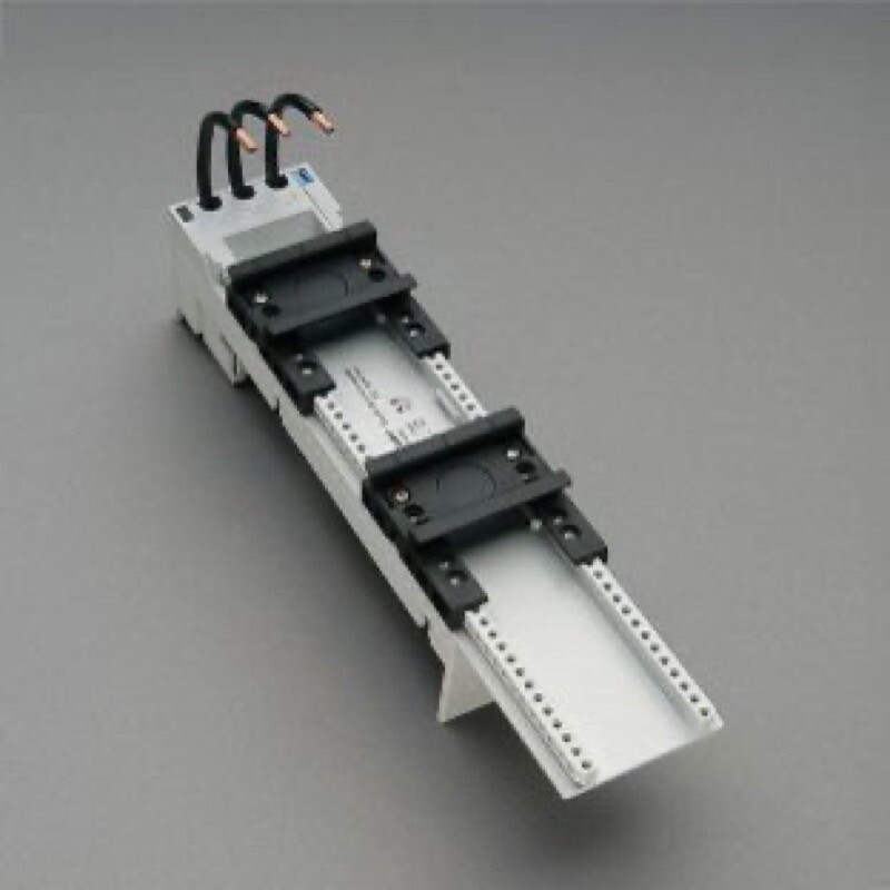 32461 Wohner EQUES Busbar Adapter 63A 2 Adjustable Mounting Rails 54 x 260 with Leads AWG 8 (10 mm2)