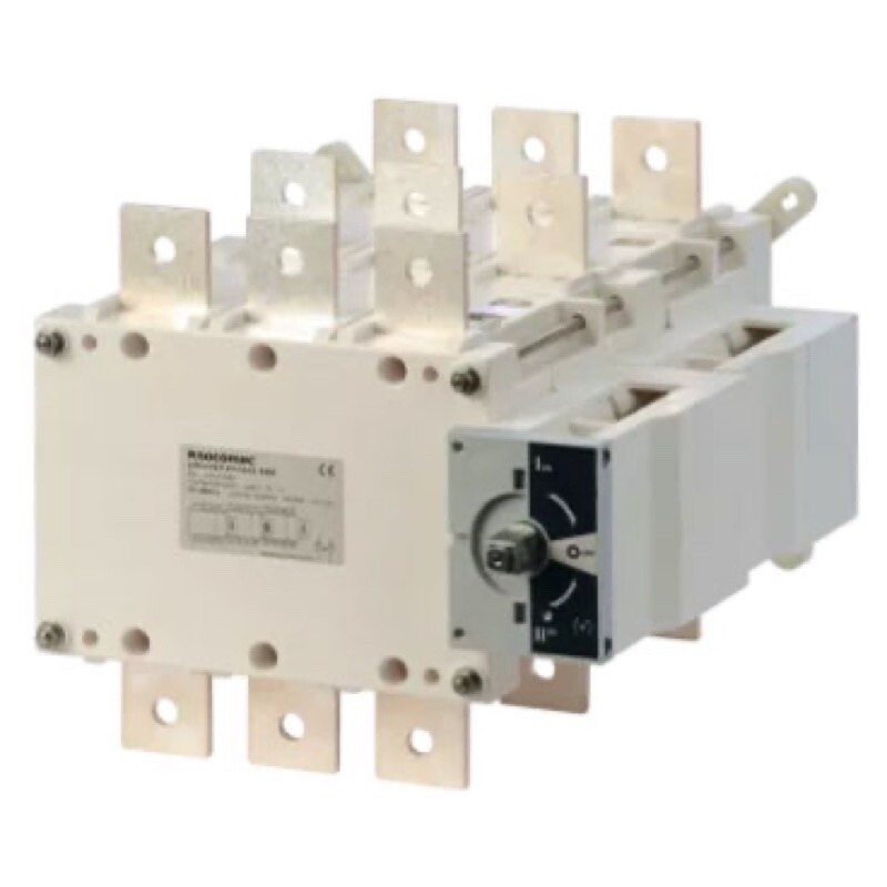 41AC7013 Socomec SIRCOVER BP 3+6P 125A Manually Operated Transfer Switch SIRCOVER BY PASS 3+6P 125A Front Operation