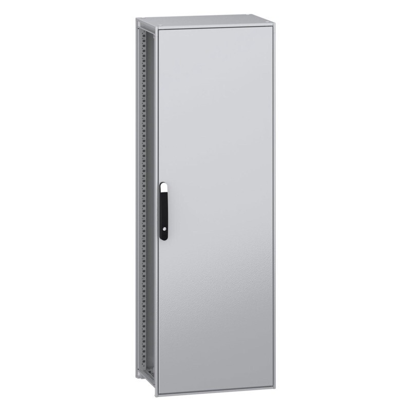 NSYSFN18660P Schneider PanelSeT SFN Mild Steel 1800H x 600W x 600mmD Floor Standing Enclosure Single Door IP55 with Mounting Plate