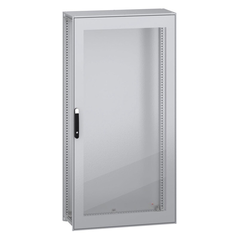 NSYSFN201060T Schneider PanelSeT SFN Mild Steel 2000H x 1000W x 600mmD Floor Standing Enclosure Single Glazed Door IP55