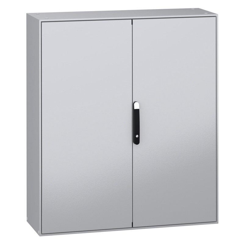 NSYSM1412402DP Schneider PanelSeT SM Mild Steel 1400H x 1200W x 400mmD Floor Standing Enclosure IP55