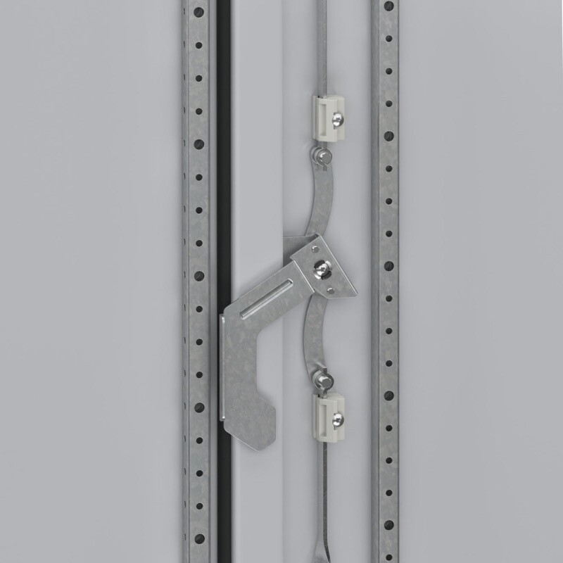 NSYSM1610402DP Schneider PanelSeT SM Mild Steel 1600H x 1000W x 400mmD Floor Standing Enclosure IP55