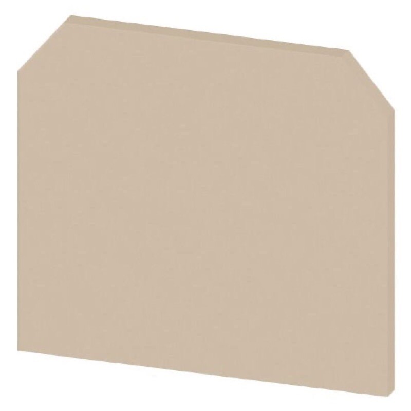 0294460000 Weidmuller SAK Series AP AKZ4 End Plate for Terminals Dark Beige Height: 27mm Width: 1.5mm V-0
