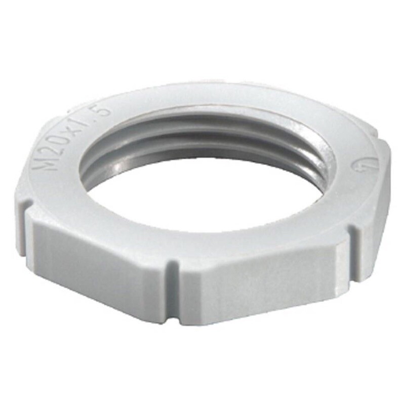 10060770 WISKA EMUG 12 LG Locknut Polyamide RAL7035 M12