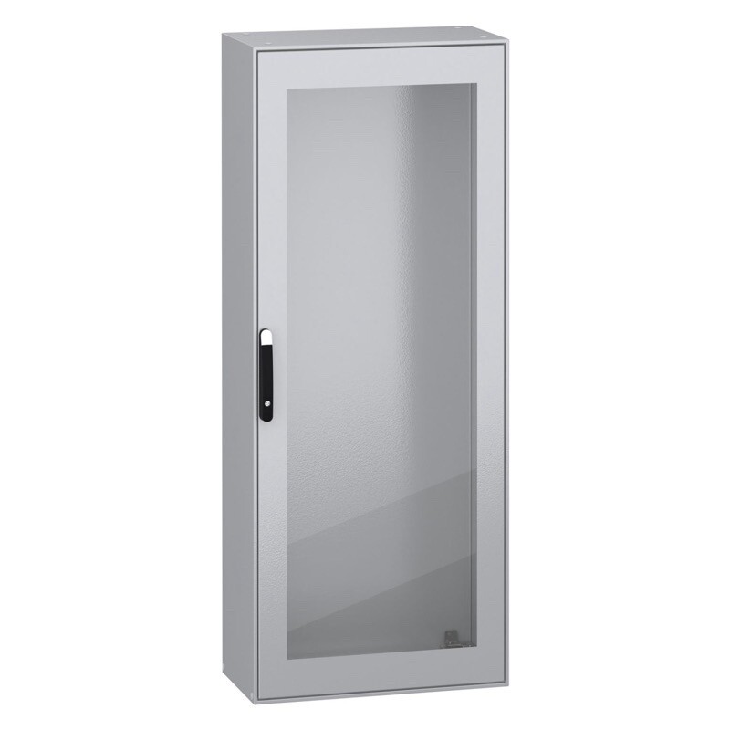 NSYSM20840T Schneider PanelSeT SM Mild Steel 2000H x 800W x 400mmD Floor Standing Enclosure IP55 Glazed Door