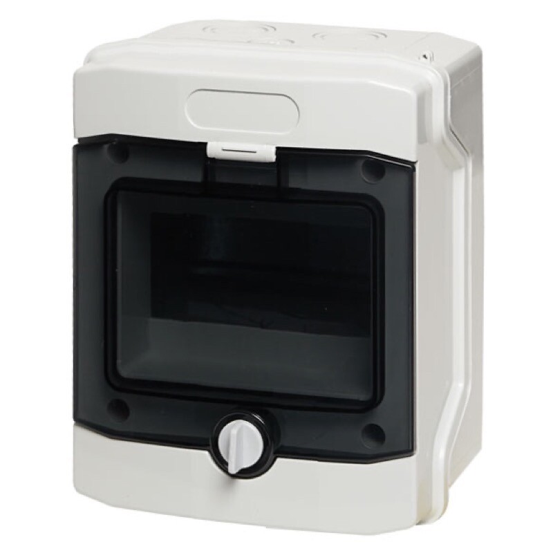 E-06W IMO Distribution Boxes 6 Way IP65 Enclosure Transparent Door 165 x 201 x 120mm