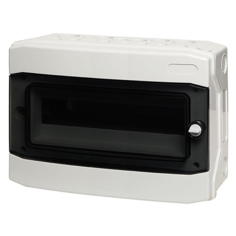 E-18W IMO Distribution Boxes 18 Way IP65 Enclosure Transparent Door 428 x 259 x 144mm