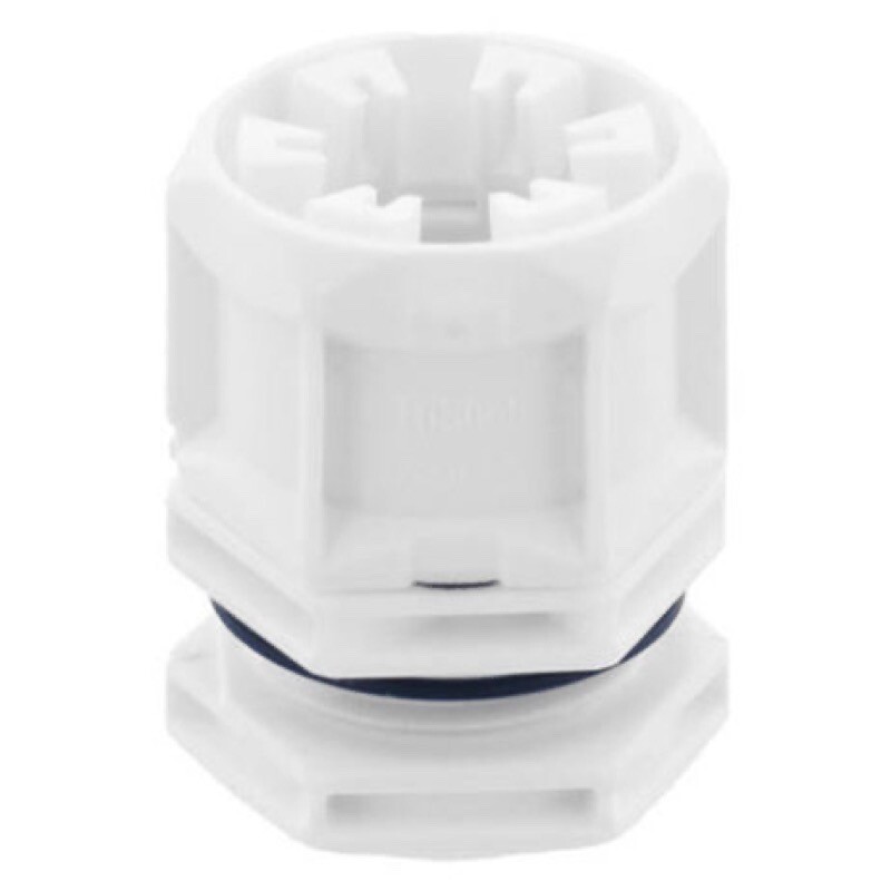 10112913 WISKA TRISHOT ETKV-SET 20 WH Cable Gland and Locknut White RAL9001 IP68 M20 6 - 14mm