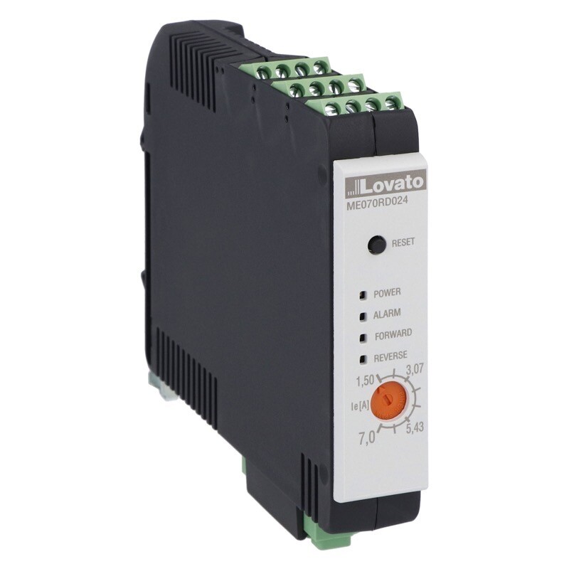 ME070RD024 Lovato ME Electronic Reversing Starter 7A 24V DC 1.5-7A