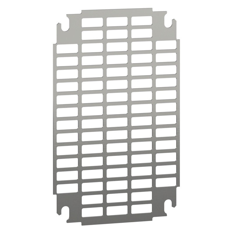 NSYMR32 Schneider PanelSeT NSYMR Internal Telequick Mounting Plate Zinc-coated Steel 255H x 153.7W x 15mmD