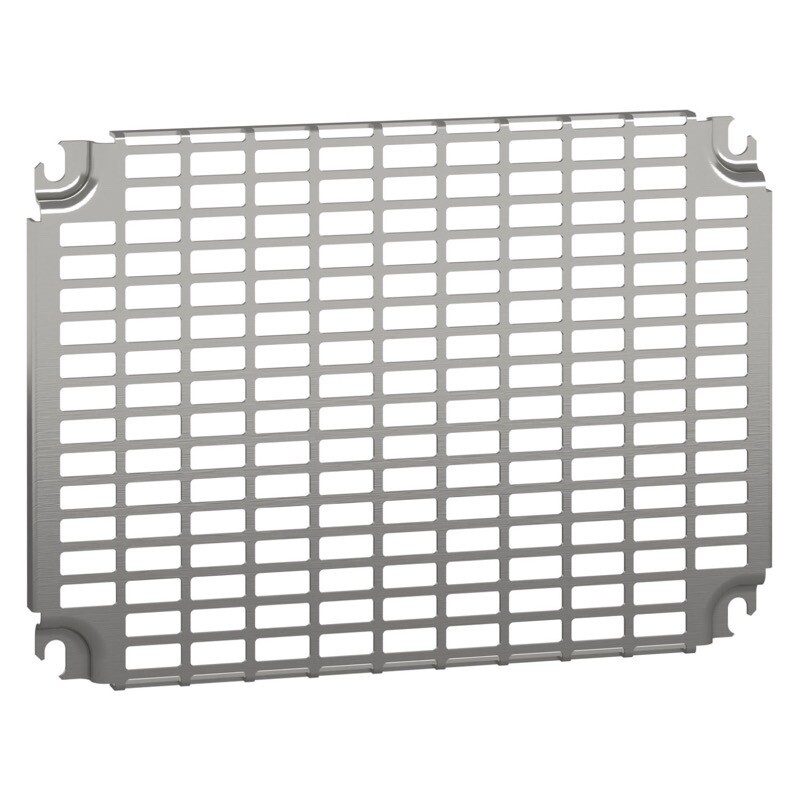 NSYMR34 Schneider PanelSeT NSYMR Internal Telequick Mounting Plate Zinc-coated Steel 255H x 351W x 15mmD