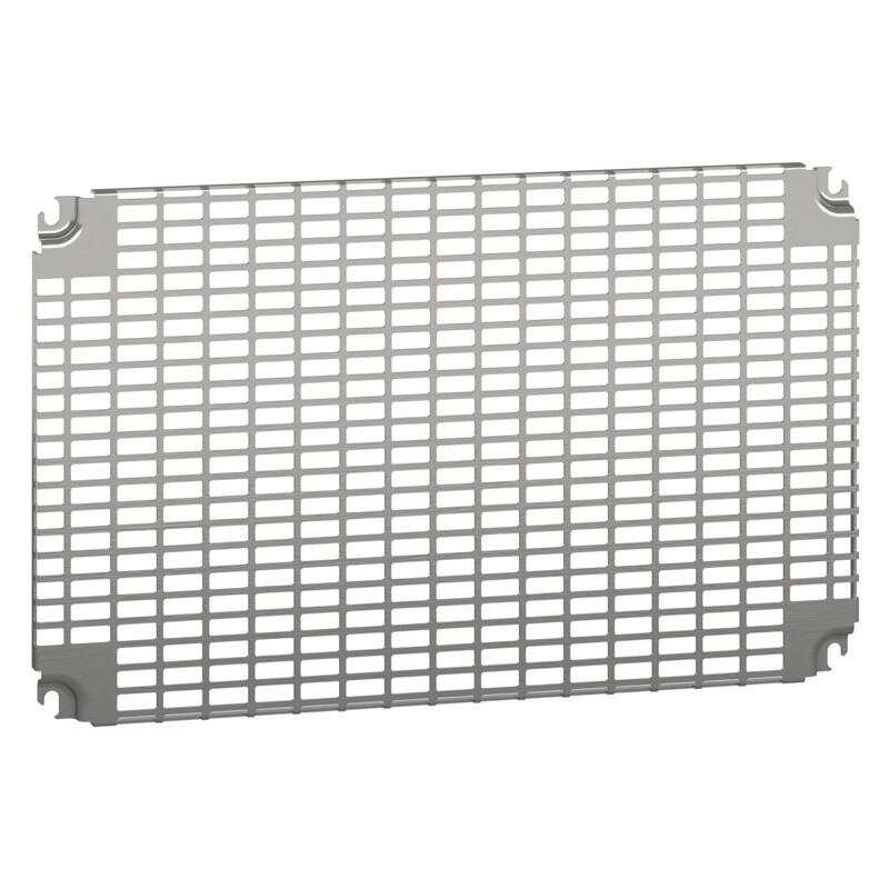 NSYMR46 Schneider PanelSeT NSYMR Internal Telequick Mounting Plate Zinc-coated Steel 345H x 551W x 15mmD