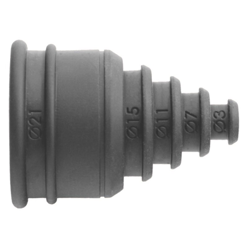 REC21 Flexicon Rubber End Cap for 21mm Conduit