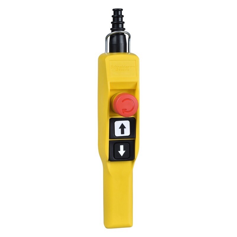 XACA2153 Schneider XAC Pendant Station XAC-A Pistol Grip 2 Booted Push Buttons 1 Emergency Stop