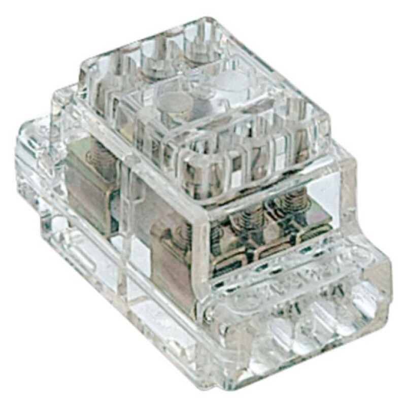 Z6-6D CEMBRE Z6 6 Way Single-pole Terminal Block with Indirect Clamping TerminalNominal Section 6mm2 Version with Clamp